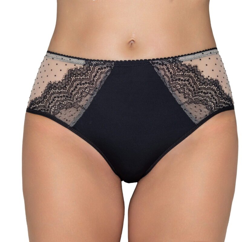 Desire black almond panties 2055